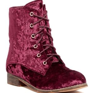 Catherine Malandrino Veloot Lace-Up Boot
